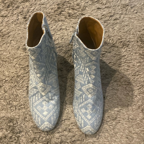 Aquazzura Brooklyn Embroidered Denim boots - Picture 4 of 7